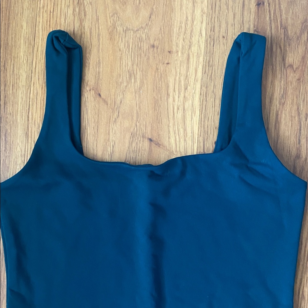 BNWT Abercrombie & Fitch teal tank style body suit. - Picture 2 of 9